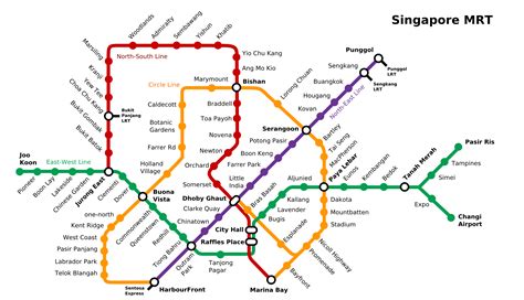 シンガポール mrt 路線図: 都市の血管としての地下鉄網